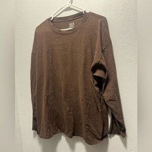 Fruit of the Loom Brown Men’s Long Sleeve Shirt